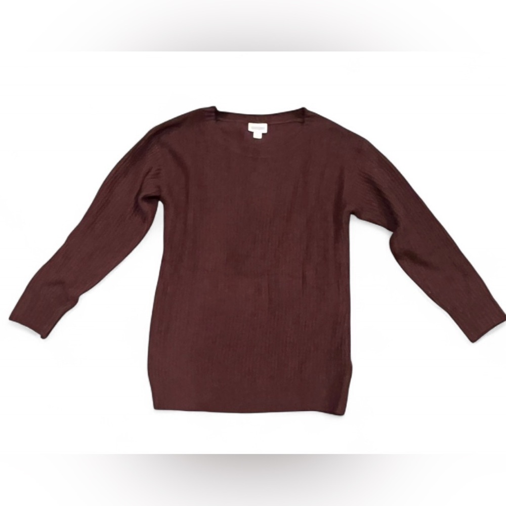 Lularoe Mariah Knit Burgundy Long Sleeve Sweater Size XS